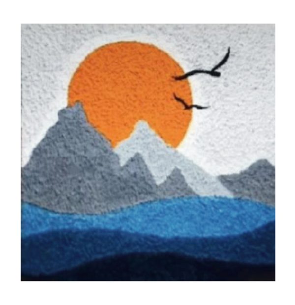 Nature Scene Craft with Tissue Paper