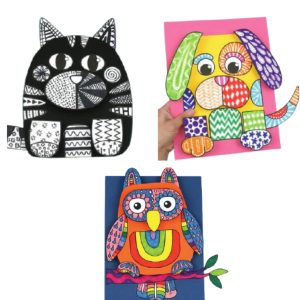 3D Pattern Doodle Art